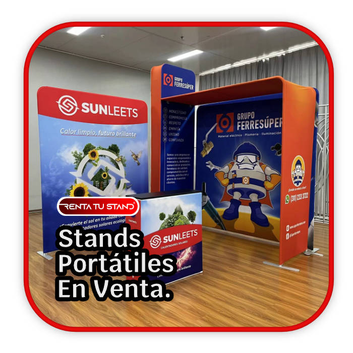 Stands portátiles para venta en todo Colombia.