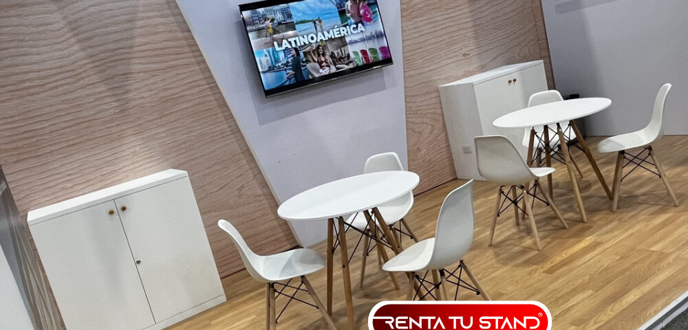 Alquiler de stand 6x3 de madera para ferias y expos en bogota