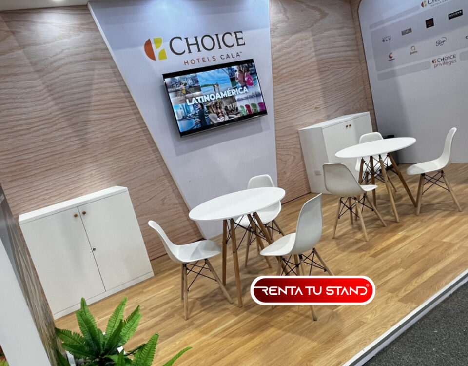 Alquiler de stand 6x3 de madera para ferias y expos en bogota