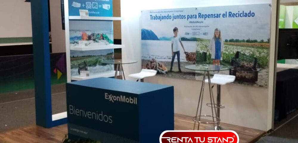 Alquiler de stand 3x3 de madera para ferias y expos en bogota