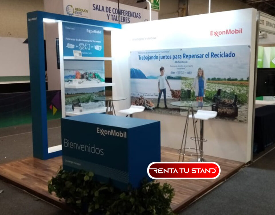 Alquiler de stand 3x3 de madera para ferias y expos en bogota